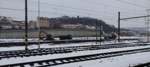 demolice objektů Praha-Smíchov severní nástupiště